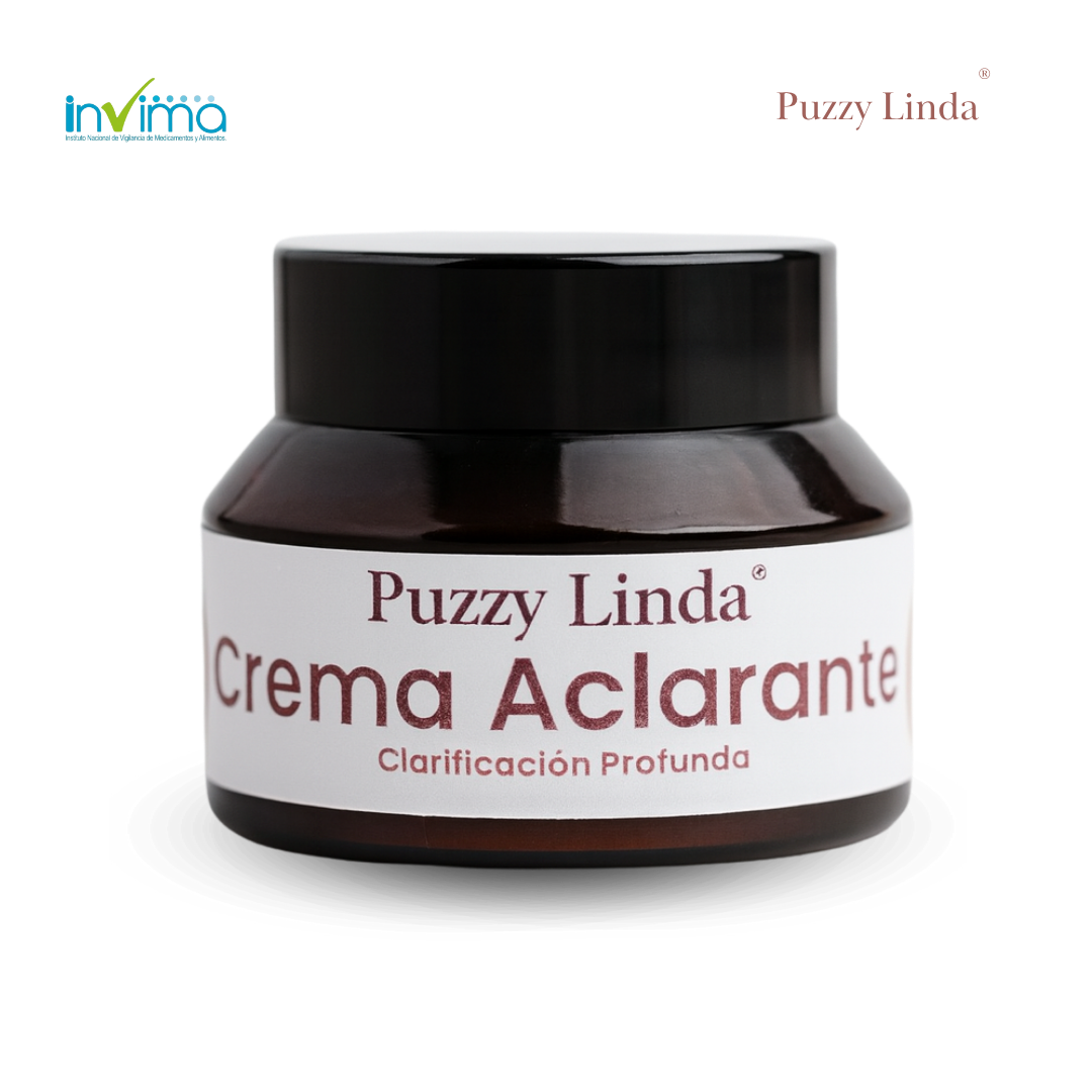 Crema Aclarante + Crema Hidratante Puzzy Linda